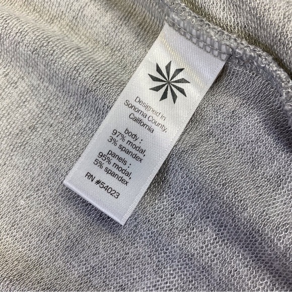 Athleta Lotus Vest Gray Hooded Drawstring Vest - Picture 9 of 14